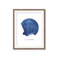 Picture of Round Los Angeles _GroupedProduct_Rectangle_Portrait_Framed_Matted_