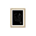 Picture of Sketched Girl III Black _GroupedProduct_Rectangle_Portrait_Framed_Matted_