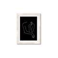 Picture of Sketched Girl III Black _GroupedProduct_Rectangle_Portrait_Framed_Matted_