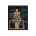 Picture of Tropical Lady II _GroupedProduct_Rectangle_Portrait_Framed_Matted_