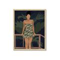 Picture of Tropical Lady II _GroupedProduct_Rectangle_Portrait_Framed_Matted_