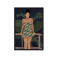 Picture of Tropical Lady II _GroupedProduct_Rectangle_Portrait_Framed_Matted_