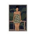 Picture of Tropical Lady II _GroupedProduct_Rectangle_Portrait_Framed_Matted_