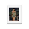 Picture of Tropical Lady II _GroupedProduct_Rectangle_Portrait_Framed_Matted_
