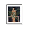 Picture of Tropical Lady II _GroupedProduct_Rectangle_Portrait_Framed_Matted_