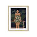 Picture of Tropical Lady II _GroupedProduct_Rectangle_Portrait_Framed_Matted_