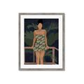 Picture of Tropical Lady II _GroupedProduct_Rectangle_Portrait_Framed_Matted_