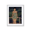 Picture of Tropical Lady II _GroupedProduct_Rectangle_Portrait_Framed_Matted_