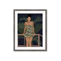 Picture of Tropical Lady II _GroupedProduct_Rectangle_Portrait_Framed_Matted_