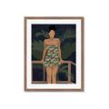 Picture of Tropical Lady II _GroupedProduct_Rectangle_Portrait_Framed_Matted_
