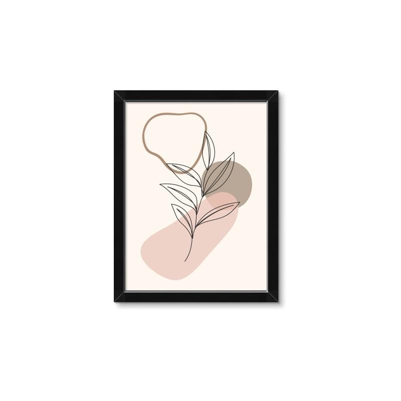 Picture of Mid Century Botanical I  _GroupedProduct_Rectangle_Portrait_Framed_Matted_