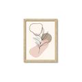 Picture of Mid Century Botanical I  _GroupedProduct_Rectangle_Portrait_Framed_Matted_
