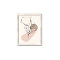Picture of Mid Century Botanical I  _GroupedProduct_Rectangle_Portrait_Framed_Matted_