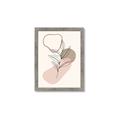 Picture of Mid Century Botanical I  _GroupedProduct_Rectangle_Portrait_Framed_Matted_