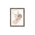Picture of Mid Century Botanical I  _GroupedProduct_Rectangle_Portrait_Framed_Matted_