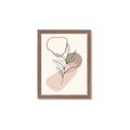 Picture of Mid Century Botanical I  _GroupedProduct_Rectangle_Portrait_Framed_Matted_