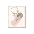 Picture of Mid Century Botanical I  _GroupedProduct_Rectangle_Portrait_Framed_Matted_