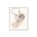 Picture of Mid Century Botanical I  _GroupedProduct_Rectangle_Portrait_Framed_Matted_