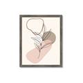 Picture of Mid Century Botanical I  _GroupedProduct_Rectangle_Portrait_Framed_Matted_