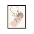 Picture of Mid Century Botanical I  _GroupedProduct_Rectangle_Portrait_Framed_Matted_