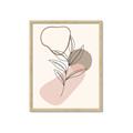 Picture of Mid Century Botanical I  _GroupedProduct_Rectangle_Portrait_Framed_Matted_