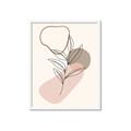 Picture of Mid Century Botanical I  _GroupedProduct_Rectangle_Portrait_Framed_Matted_