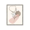 Picture of Mid Century Botanical I  _GroupedProduct_Rectangle_Portrait_Framed_Matted_