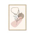 Picture of Mid Century Botanical I  _GroupedProduct_Rectangle_Portrait_Framed_Matted_