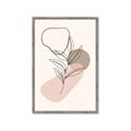 Picture of Mid Century Botanical I  _GroupedProduct_Rectangle_Portrait_Framed_Matted_