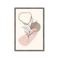 Picture of Mid Century Botanical I  _GroupedProduct_Rectangle_Portrait_Framed_Matted_