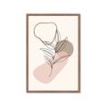 Picture of Mid Century Botanical I  _GroupedProduct_Rectangle_Portrait_Framed_Matted_