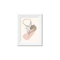 Picture of Mid Century Botanical I  _GroupedProduct_Rectangle_Portrait_Framed_Matted_