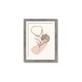 Picture of Mid Century Botanical I  _GroupedProduct_Rectangle_Portrait_Framed_Matted_