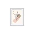 Picture of Mid Century Botanical I  _GroupedProduct_Rectangle_Portrait_Framed_Matted_