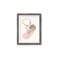 Picture of Mid Century Botanical I  _GroupedProduct_Rectangle_Portrait_Framed_Matted_