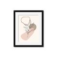 Picture of Mid Century Botanical I  _GroupedProduct_Rectangle_Portrait_Framed_Matted_