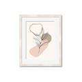 Picture of Mid Century Botanical I  _GroupedProduct_Rectangle_Portrait_Framed_Matted_