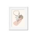 Picture of Mid Century Botanical I  _GroupedProduct_Rectangle_Portrait_Framed_Matted_