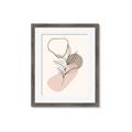 Picture of Mid Century Botanical I  _GroupedProduct_Rectangle_Portrait_Framed_Matted_