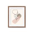 Picture of Mid Century Botanical I  _GroupedProduct_Rectangle_Portrait_Framed_Matted_