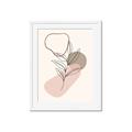Picture of Mid Century Botanical I  _GroupedProduct_Rectangle_Portrait_Framed_Matted_