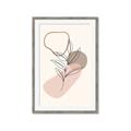 Picture of Mid Century Botanical I  _GroupedProduct_Rectangle_Portrait_Framed_Matted_