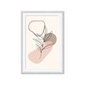 Picture of Mid Century Botanical I  _GroupedProduct_Rectangle_Portrait_Framed_Matted_