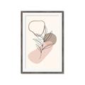 Picture of Mid Century Botanical I  _GroupedProduct_Rectangle_Portrait_Framed_Matted_