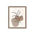 Picture of Mid Century Botanical II _GroupedProduct_Rectangle_Portrait_Framed_Matted_