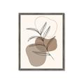 Picture of Mid Century Botanical II _GroupedProduct_Rectangle_Portrait_Framed_Matted_
