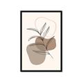 Picture of Mid Century Botanical II _GroupedProduct_Rectangle_Portrait_Framed_Matted_