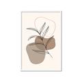Picture of Mid Century Botanical II _GroupedProduct_Rectangle_Portrait_Framed_Matted_