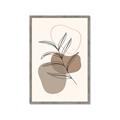 Picture of Mid Century Botanical II _GroupedProduct_Rectangle_Portrait_Framed_Matted_