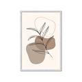 Picture of Mid Century Botanical II _GroupedProduct_Rectangle_Portrait_Framed_Matted_